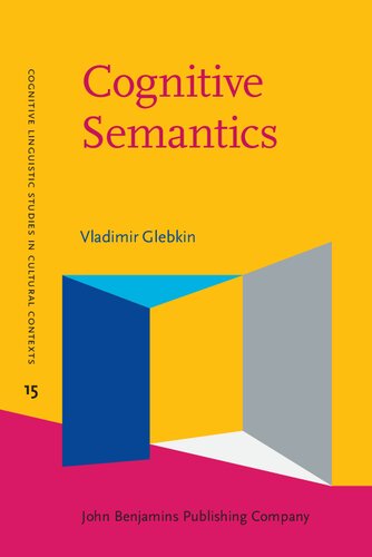 Cognitive Semantics: A cultural-historical perspective (PDF/EPUB Version)