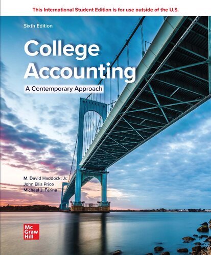 College Accounting (A Contemporary Approach), 6th Edition (PDF/EPUB Version)