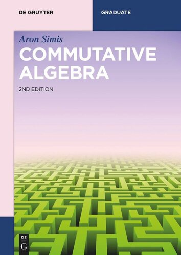 Commutative Algebra (PDF/EPUB Version)
