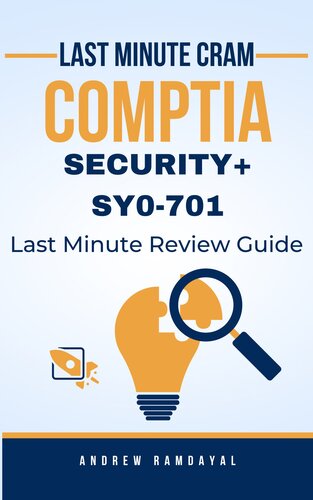 CompTIA Security+ SY0-701 Last Minute Cram (PDF/EPUB Version)