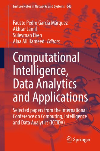 Computational Intelligence, Data Analytics and Applications: Selected papers from the International Conference on Computing, Intelligence and Data Analytics (ICCIDA) (PDF/EPUB Version)
