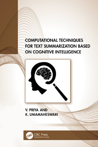 Computational Techniques for Text Summarization based on Cognitive Intelligenc (PDF/EPUB Version)
