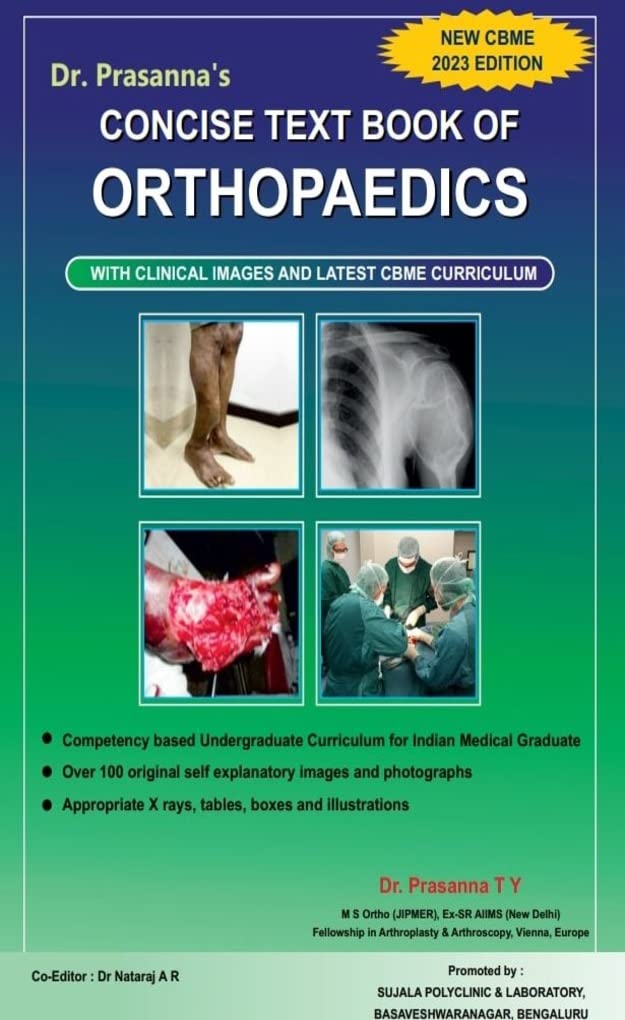CONCISE TEXTBOOK OF ORTHOPAEDICS: CBME CURRICULUM-2023 (PDF/EPUB Version)
