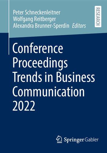 Conference Proceedings Trends in Business Communication 2022 (PDF/EPUB Version)
