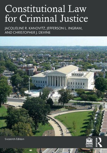 Constitutional Law for Criminal Justice (PDF/EPUB Version)