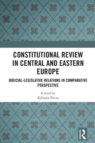Constitutional Review in Central and Eastern Europe (PDF/EPUB Version)