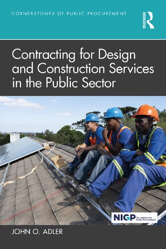 Contracting for Design and Construction Services in the Public Sector (PDF/EPUB Version)
