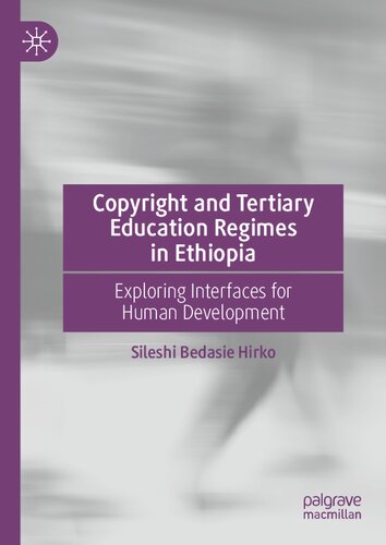 Copyright and Tertiary Education Regimes in Ethiopia: Exploring Interfaces for Human Development (PDF/EPUB Version)
