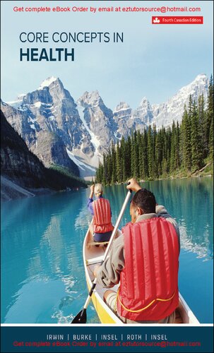 Core Concepts in Health, 4th Canadian (PDF/EPUB Version)
