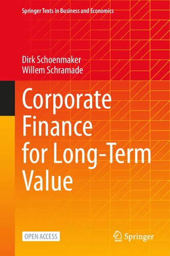 Corporate Finance for Long-Term Value (PDF/EPUB Version)
