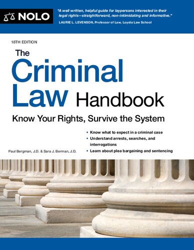 Criminal Law Handbook, The: Know Your Rights, Survive the System (PDF/EPUB Version)
