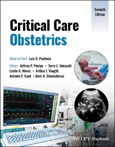 Critical Care Obstetrics (PDF/EPUB Version)
