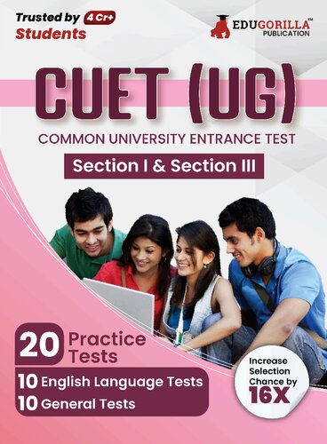 CUET UG : Section I and Section III Exam 2024 (English Edition) - 20 Practice Tests (1000 Solved Questions) with Free Access to Online Tests (PDF/EPUB Version)
