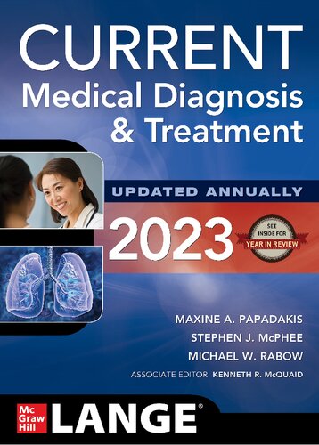 CURRENT Medical Diagnosis and Treatment 2023 (True Completed PDF) (PDF/EPUB Version)
