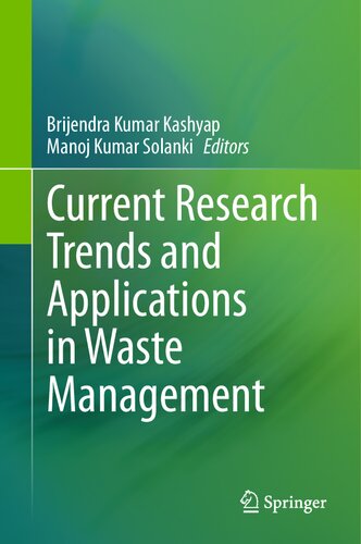 Current Research Trends and Applications in Waste Management (PDF/EPUB Version)
