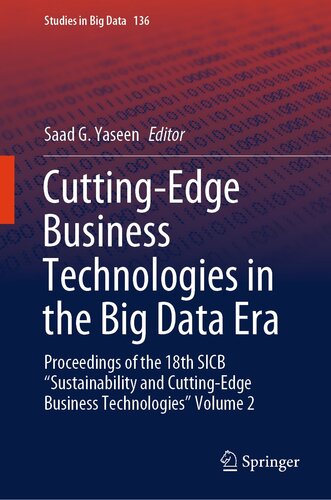 Cutting-Edge Business Technologies in the Big Data Era (PDF/EPUB Version)
