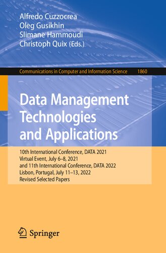 Data Management Technologies and Applications (Communications in Computer and Information Science) (PDF/EPUB Version)
