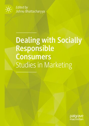 Dealing with Socially Responsible Consumers: Studies in Marketing (PDF/EPUB Version)
