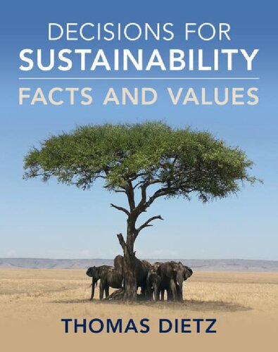 Decisions for Sustainability: Facts and Values (PDF/EPUB Version)
