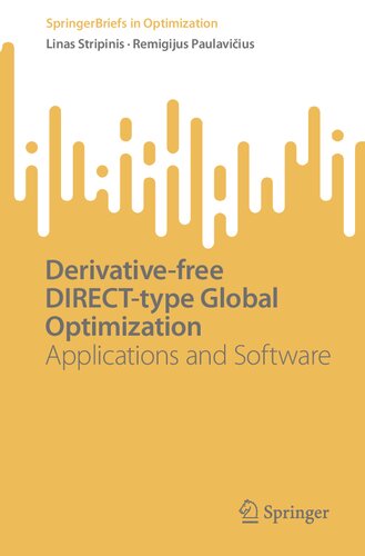 Derivative-free DIRECT-type Global Optimization: Applications and Software (PDF/EPUB Version)
