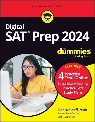 Digital SAT Prep 2024 For Dummies: Book + 4 Practice Tests Online, Updated for the NEW Digital Format (SAT for Dummies) (PDF/EPUB Version)
