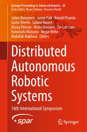 Distributed Autonomous Robotic Systems: 16th International Symposium (PDF/EPUB Version)