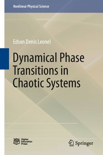 Dynamical Phase Transitions in Chaotic Systems (Nonlinear Physical Science) (PDF/EPUB Version)
