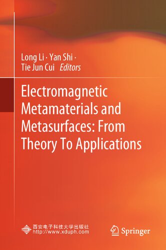 Electromagnetic Metamaterials and Metasurfaces: From Theory To Applications (PDF/EPUB Version)