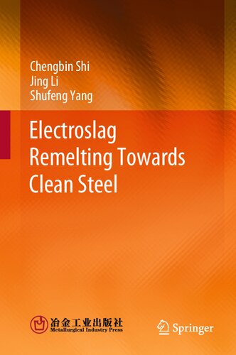 Electroslag Remelting Towards Clean Steel (PDF/EPUB Version)
