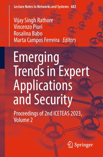 Emerging Trends in Expert Applications and Security: Proceedings of 2nd ICETEAS 2023, Volume 2 (PDF/EPUB Version)
