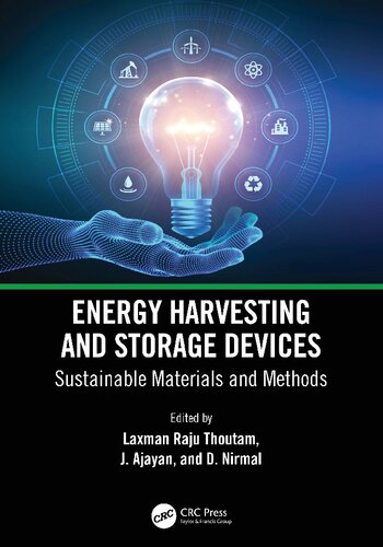 Energy Harvesting and Storage Devices: Sustainable Materials and Methods (PDF/EPUB Version)
