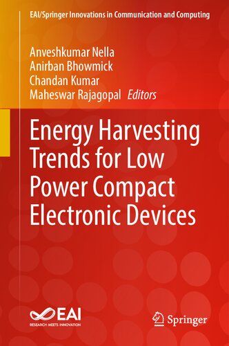 Energy Harvesting Trends for Low Power Compact Electronic Devices (EAI/Springer Innovations in Communication and Computing) (PDF/EPUB Version)

