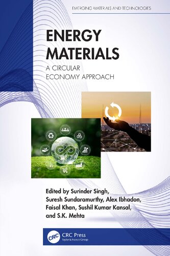 Energy Materials: A Circular Economy Approach (Emerging Materials and Technologies) (PDF/EPUB Version)