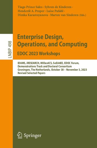 Enterprise Design, Operations, and Computing. EDOC 2023 Workshops (Lecture Notes in Business Information Processing) (PDF/EPUB Version)
