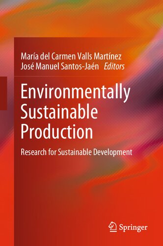 Environmentally Sustainable Production: Research for Sustainable Development (PDF/EPUB Version)