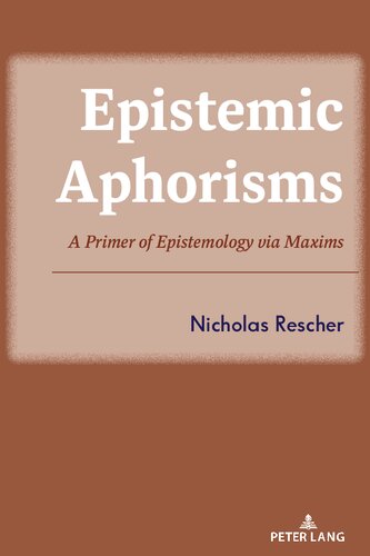 Epistemic Aphorisms (PDF/EPUB Version)