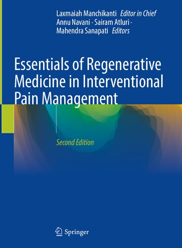 Essentials of Regenerative Medicine in Interventional Pain Management (PDF/EPUB Version)