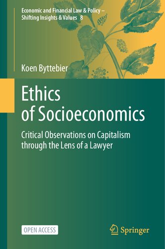 Ethics of Socioeconomics: Critical Observations on Capitalism through the Lens of a Lawyer (PDF/EPUB Version)

