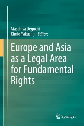 Europe and Asia as a Legal Area for Fundamental Rights (PDF/EPUB Version)
