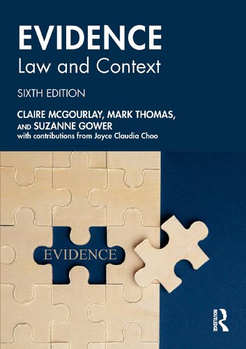 Evidence: Law and Context (PDF/EPUB Version)