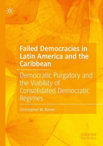 Failed Democracies in Latin America and the Caribbean: Democratic Purgatory and the Viability of Consolidated Democratic Regimes (PDF/EPUB Version)
