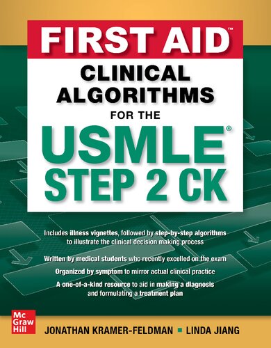 First Aid Clinical Algorithms for the USMLE Step 2 CK (PDF/EPUB Version)
