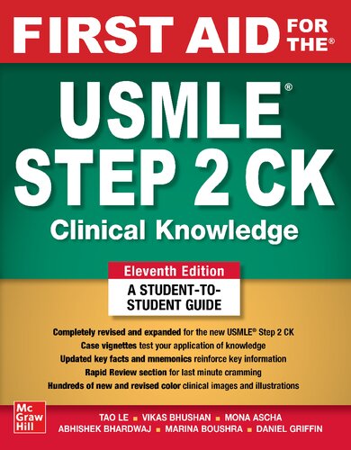 First Aid for the USMLE Step 2 CK, Eleventh Edition (PDF/EPUB Version)
