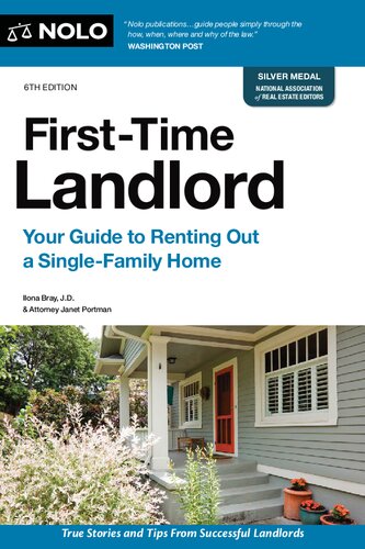 First-Time Landlord: Your Guide to Renting out a Single-Family Home (PDF/EPUB Version)
