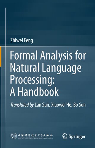 Formal Analysis for Natural Language Processing: A Handbook (PDF/EPUB Version)
