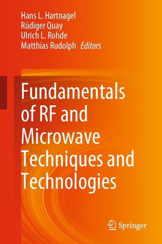 Fundamentals of RF and Microwave Techniques and Technologies (PDF/EPUB Version)
