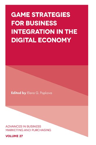 Game Strategies for Business Integration in the Digital Economy (PDF/EPUB Version)
