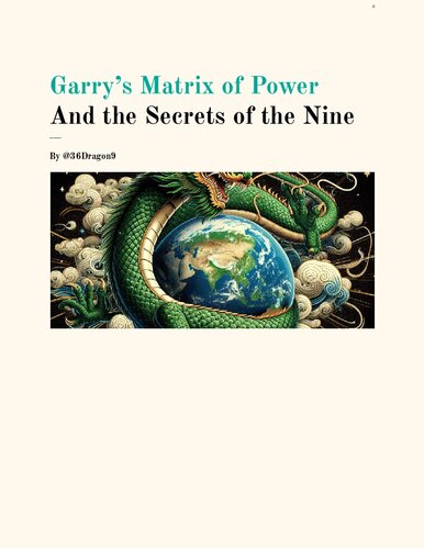 Garry's Matrix and the Secrets of the Nine #GG33 Numerology (PDF/EPUB Version)