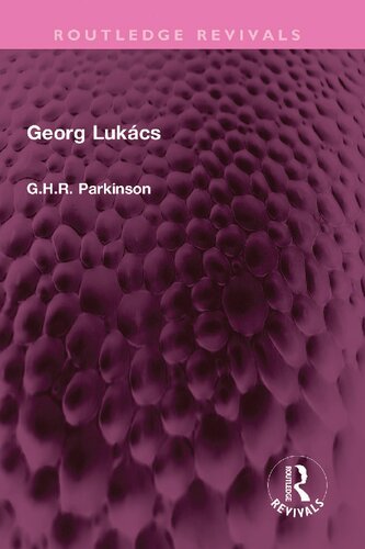 Georg Lukács (PDF/EPUB Version)
