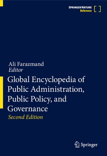 Global Encyclopedia of Public Administration, Public Policy, and Governance (PDF/EPUB Version)
